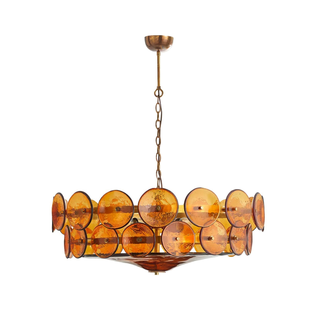 Disc Murano-Style Chandelier