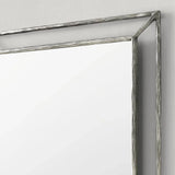 Hand Forged Metal Open Beveled Mirror