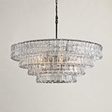Ghiaccio 4-Tier Round Chandelier 36"