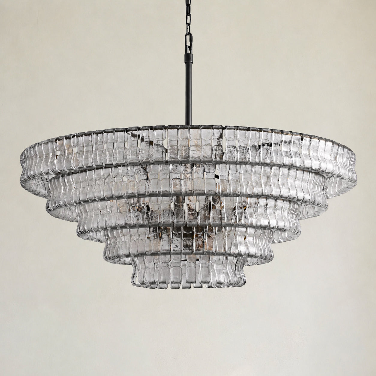 Ghiaccio 5-Tier Round Chandelier 48"