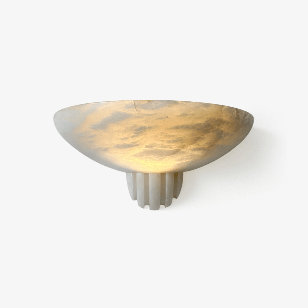 Rare Alabaster Wall Sconce