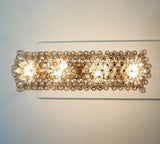 Elegant Smoked Murano-Style Poliedri Chandelier