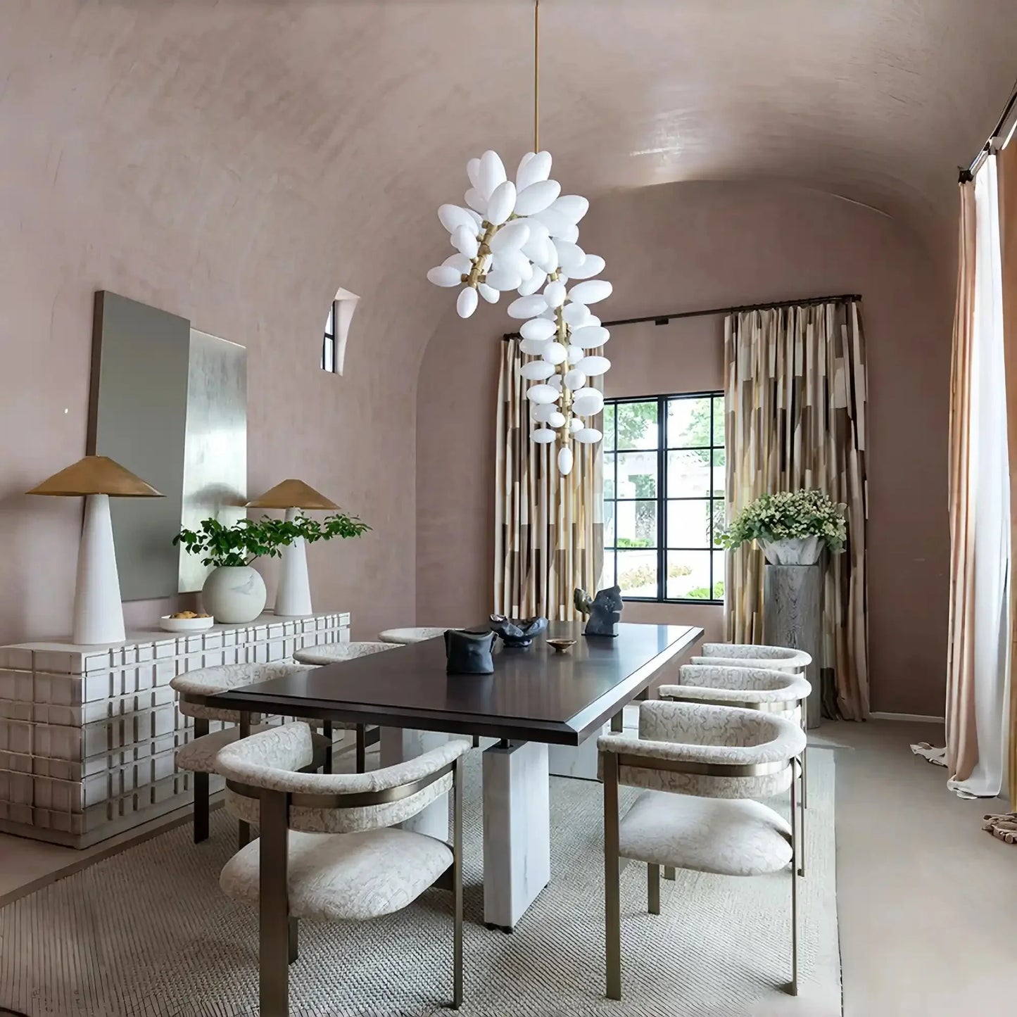 Arch Branch Grape Chandelier