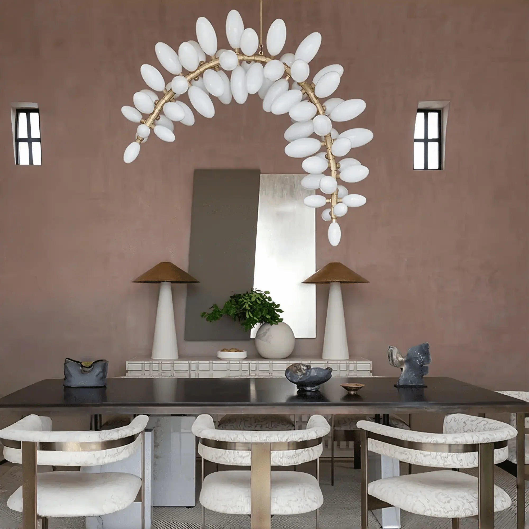 Arch Branch Grape Chandelier