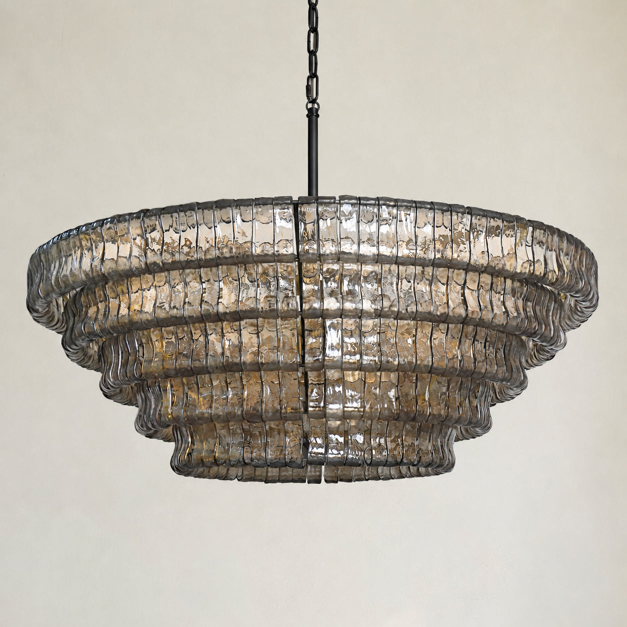 Ghiaccio 5-Tier Round Chandelier 48"