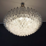 Verona Round Chandelier 35" - 185 Clear glass