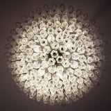 Verona Round Chandelier 35" - 185 Clear glass