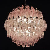 Verona Round Chandelier 24" - 140 Glass Pink