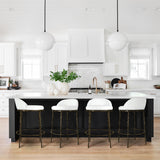 Hand Forged Metal Bar Swivel Counter Stool