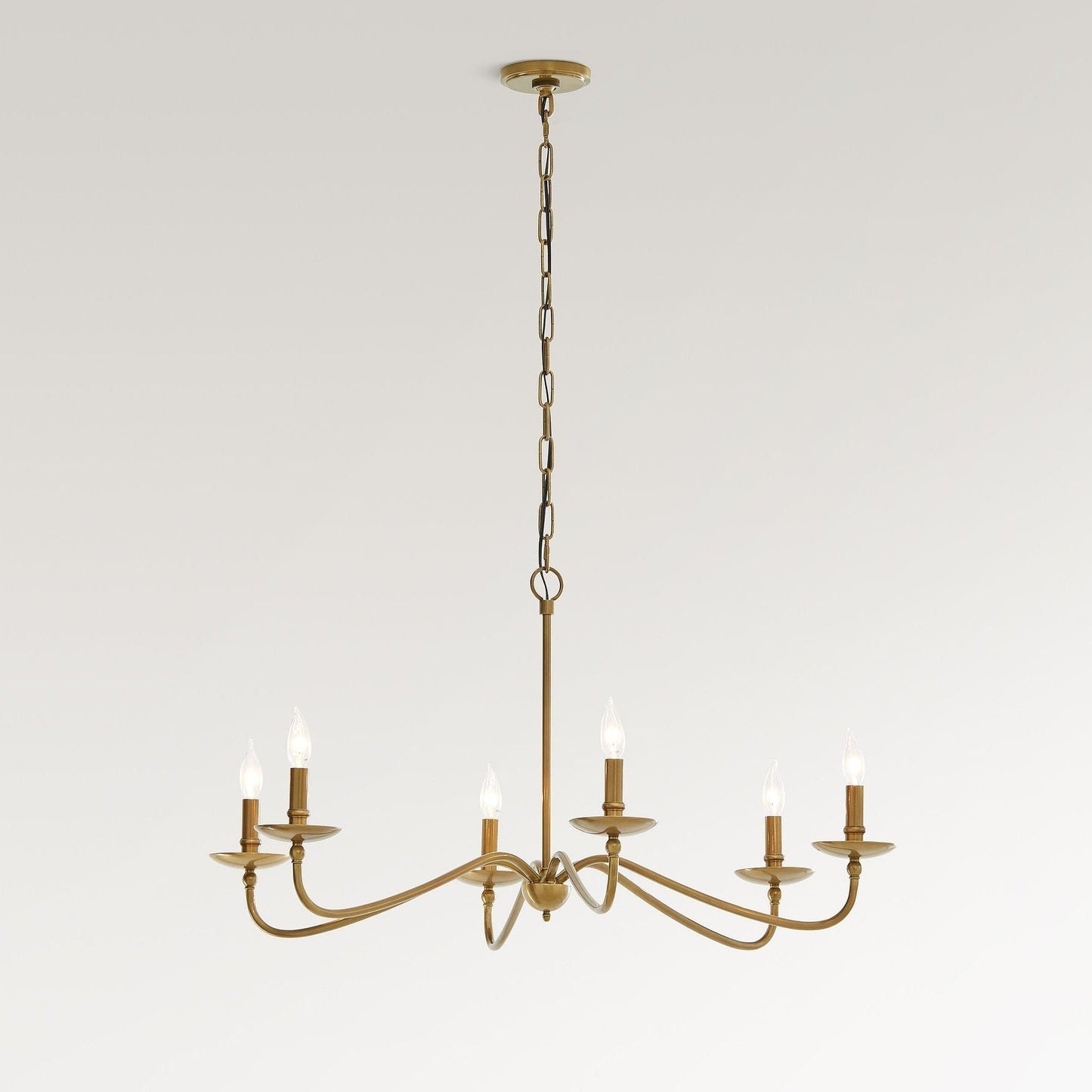 Lucca Iron Chandelier (38"-50")