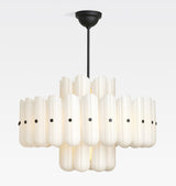 Myrna LED Double Tier Round Chandelier 25" 35" 46"