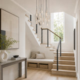 Soltaire Modern Round Chandelier 17" 24" 36" 58"