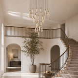 Soltaire Modern Round Chandelier 17" 24" 36" 58"