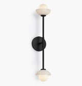 Alabaster Shade Greenwich Linear Wall Sconce