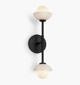 Alabaster Shade Greenwich Linear Wall Sconce