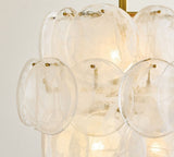 Riviera Glass Disc Pendant 16"