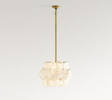 Riviera Glass Disc Pendant 16"