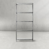 Hand-Forged Metal Glass Shelving