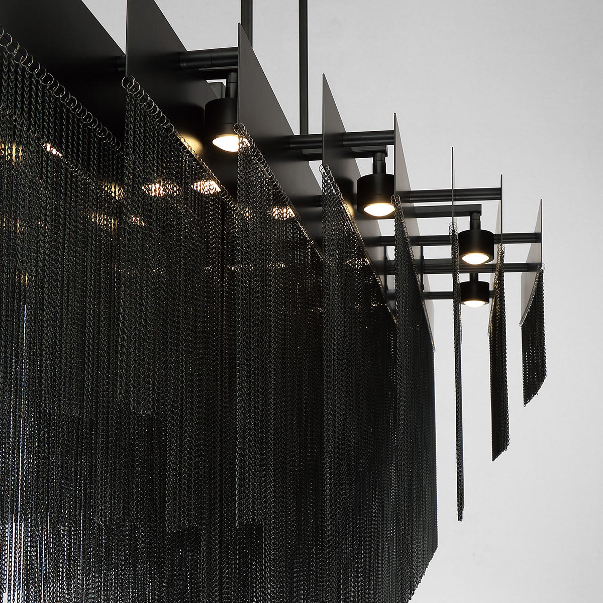 Bloomfield LED Chandelier Black