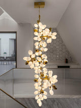 Large Copper Branch Grape Chandelier