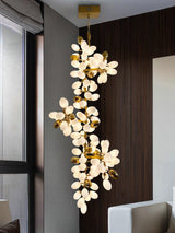Large Copper Branch Grape Chandelier