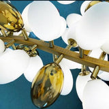 Large Copper Branch Grape Chandelier