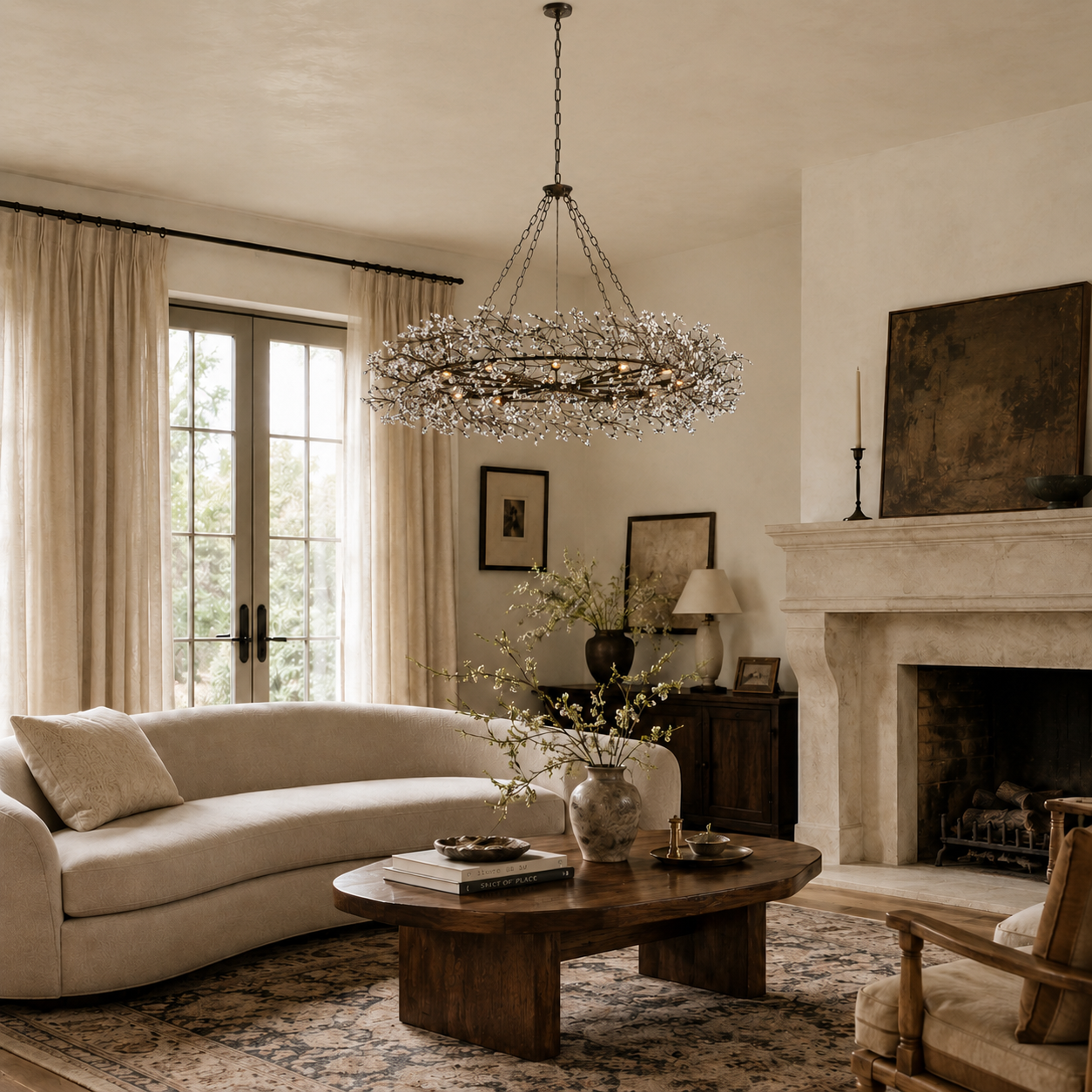 Fior Crown Chandelier 39" 48" 60"