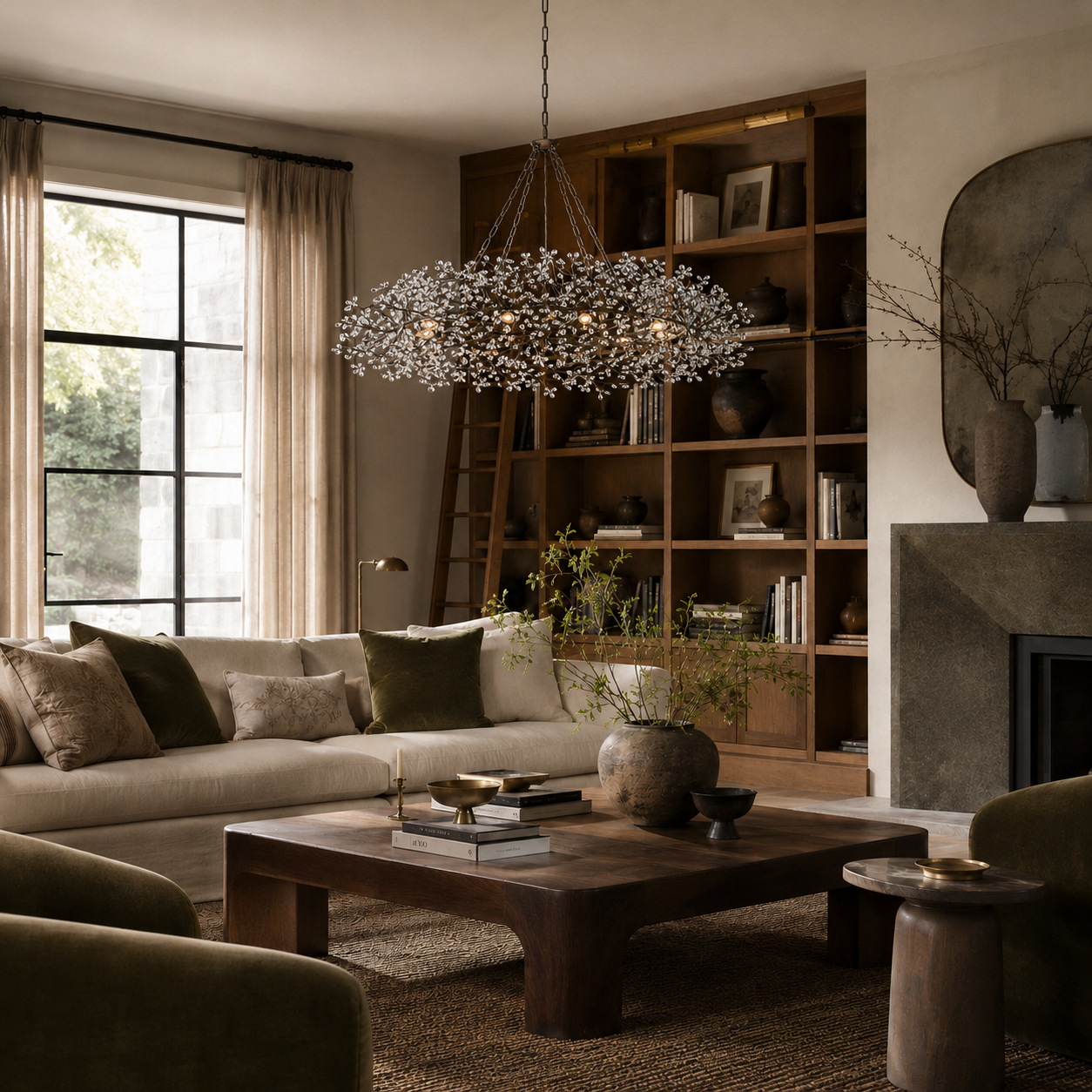 Fior Crown Chandelier 39" 48" 60"