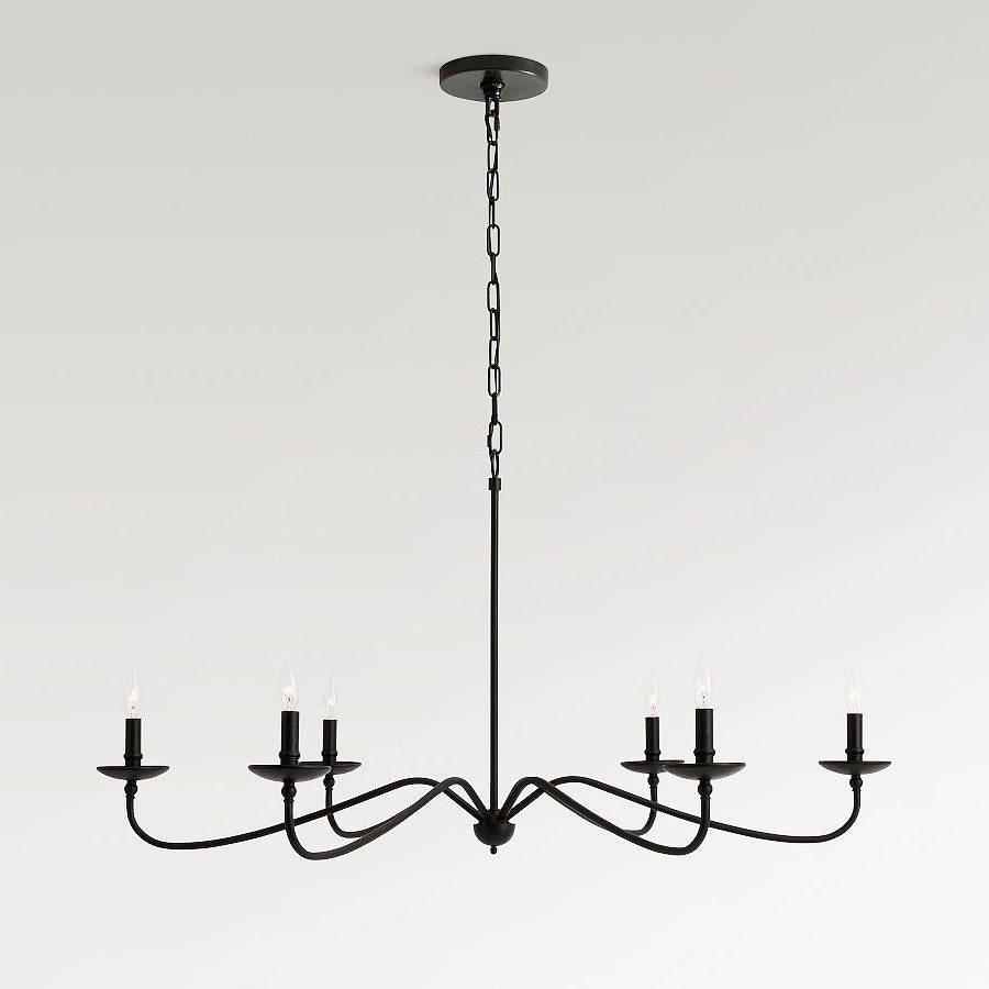 Lucca Iron Chandelier (38"-50")