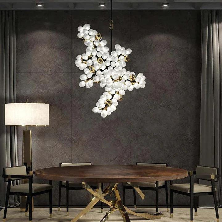 Escamoles Vertical Grape Chandelier