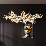 Extra Large Linear Grape Glass Chandelier