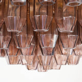 Prismatico Amethyst Glass Flushmount 35"