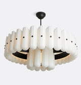 Myrna LED Double Tier Round Chandelier 25" 35" 46"