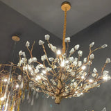 Gemstone Branch Chandelier with Artistic Design for Bedroom or Living Room