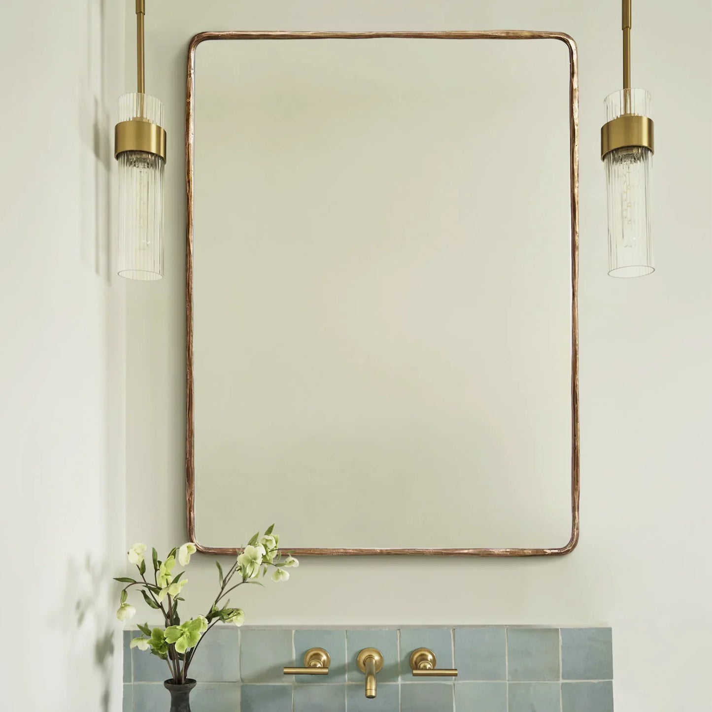 Hand Forged Metal Mirror