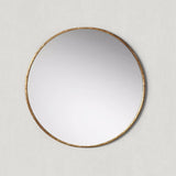 Hand Forged Metal Round Mirror