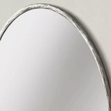 Hand Forged Metal Round Mirror