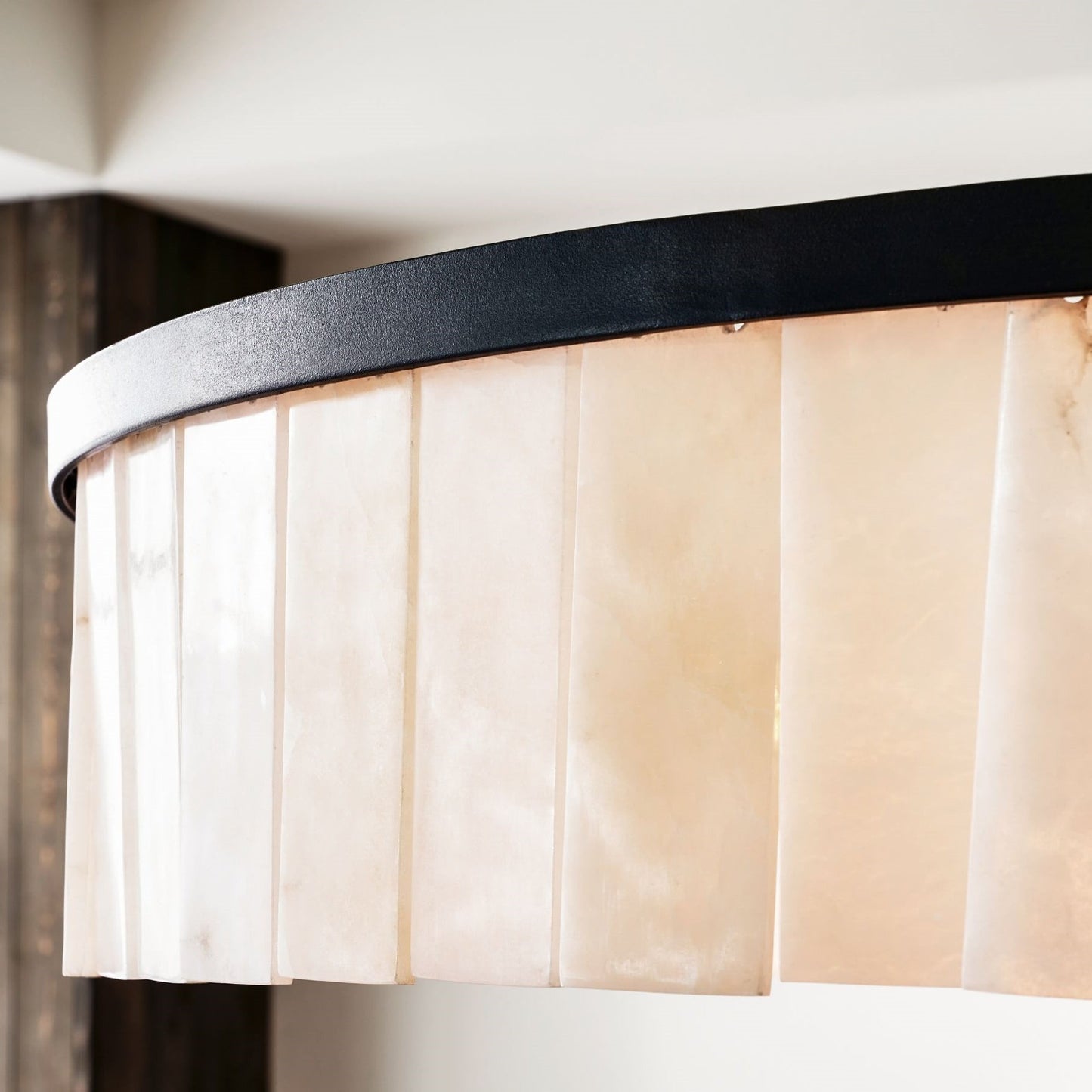 Windham Alabaster Round Chandelier 42"