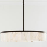 Windham Alabaster Round Chandelier 42"