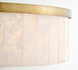 Windham Alabaster Round Chandelier 42"