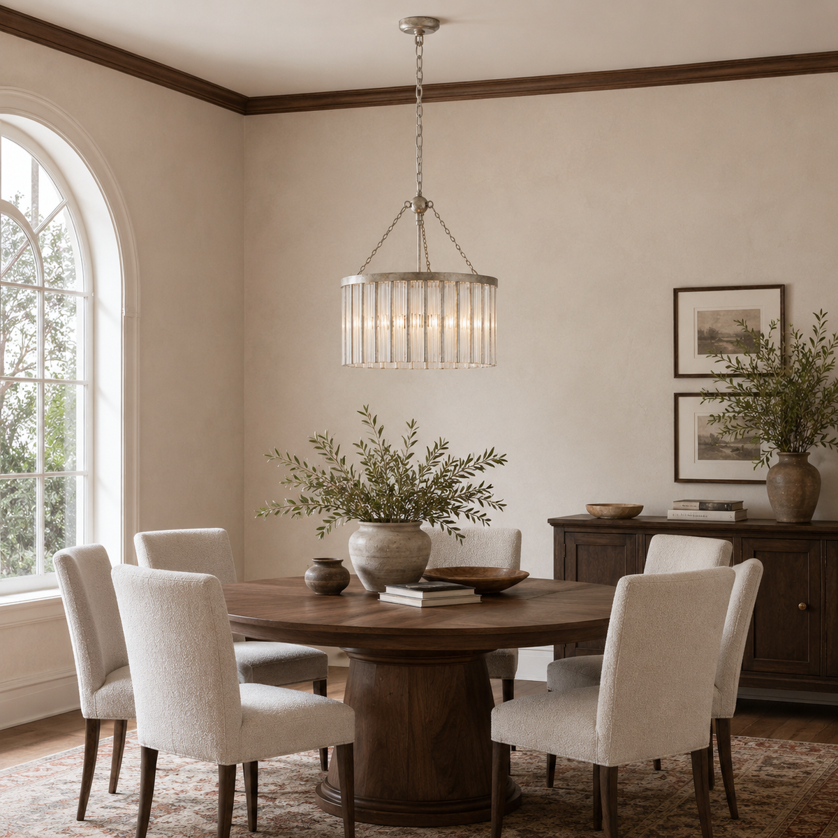 Andalucia Round Chandelier 24"35"