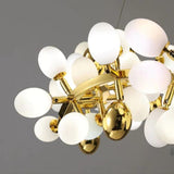 Zenora Round Grape Glass Chandelier
