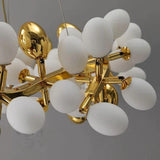 Zenora Round Grape Glass Chandelier